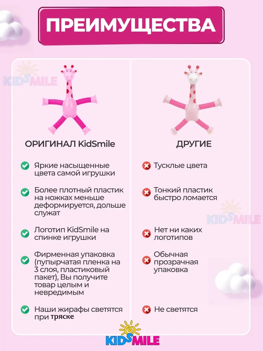 Игрушка антистресс жираф, фото 5