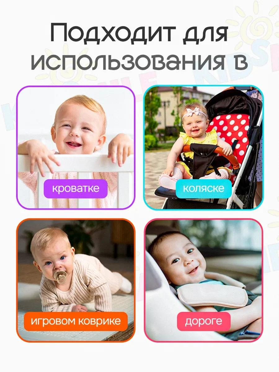 Игрушки погремушки для новорожденных, оранжевый, фото 5